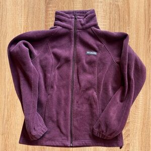Columbia Women’s Fleece Jacket (maroon/plum)